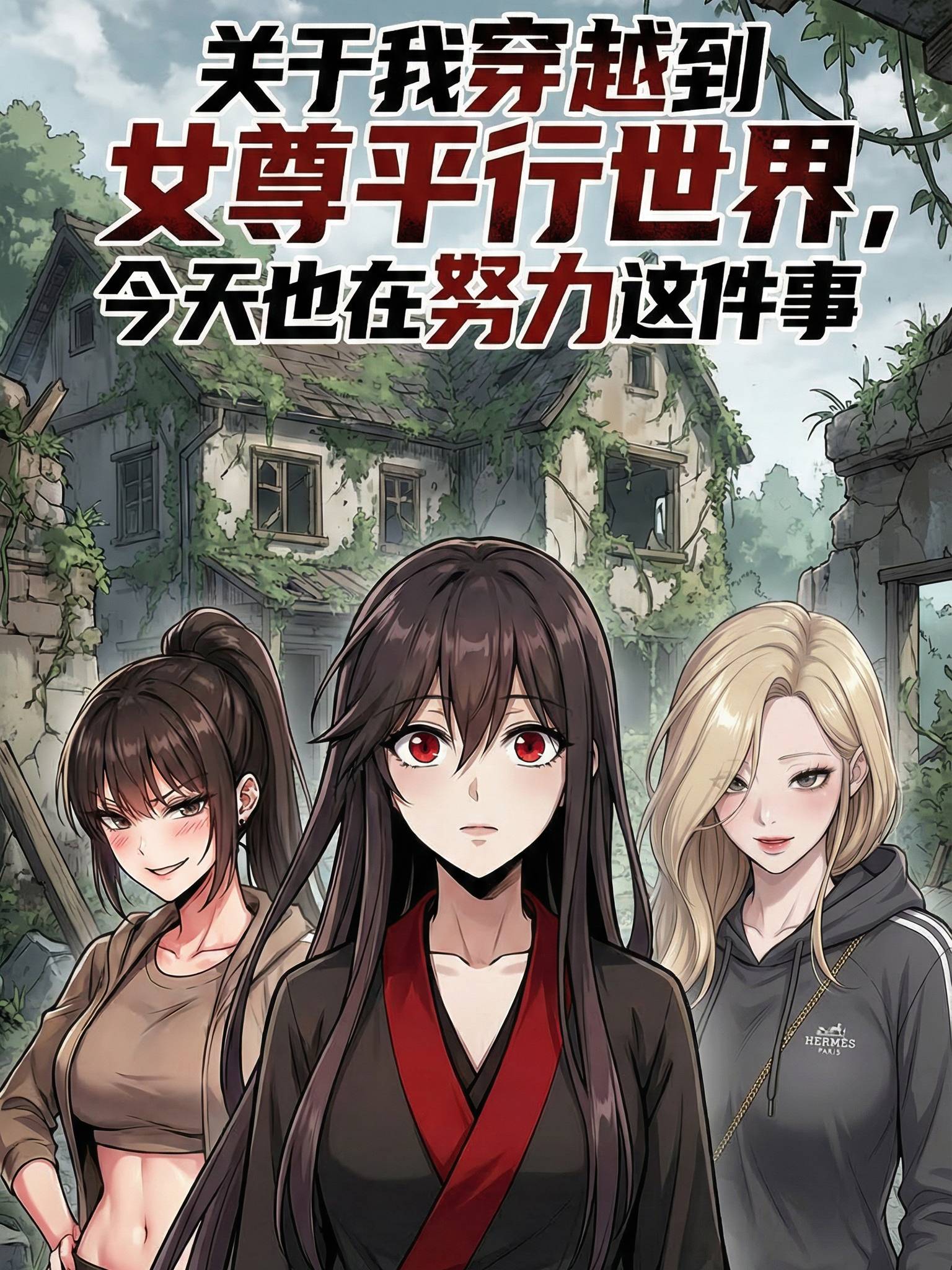穿越女尊世界的我，今天也要努力生存漫画封面